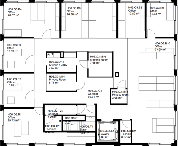 Ihr neues Büro mit 300 m² – modern, aus…