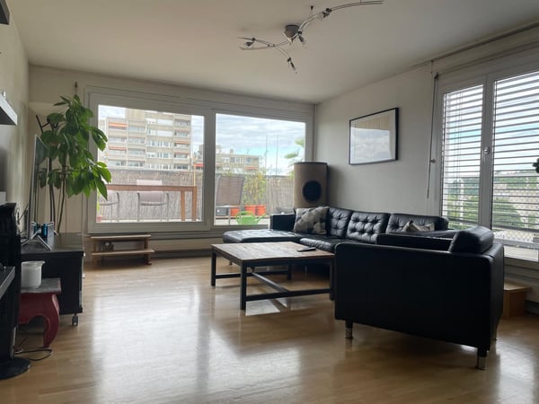 1.5-Zimmer Attikawohnung, mit grosser Terrasse, einzigartiger Aussicht und  Schwedenofen 2