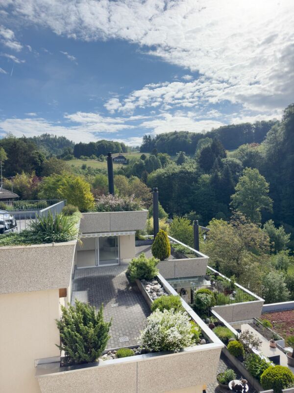 Grosszügiges und bequemes Wohnen auf einer Ebene an sonniger und unverbaubarer Aussichtslage
