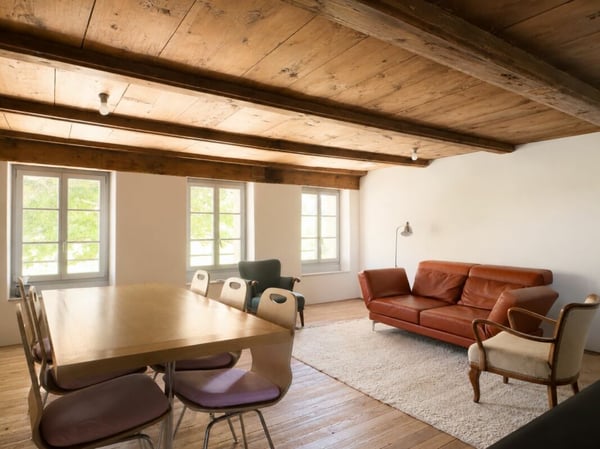 Modern ausgebaute 2.5-Zimmer-Duplexwohnung mit einzigartiger Wohnqualität, gemütlicher Loggia, Einstellhallenplatz und vielfältigen Annehmlichkeiten im Schlosspark 10