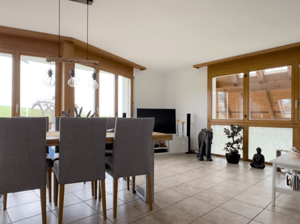 Grosszügige 3.5-Zimmerwohnung in ländlicher Umgebung mit Balkon und Gartenanteil 6