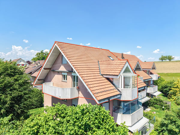 Offene 3.5-Zimmer-Dupplexwohnung mit sonnigem Balkon in Gasel 1