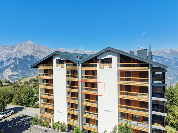 1-Zimmer-Ferienwohnung mit Bergpanorama in Haute-Nendaz 1