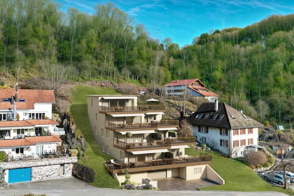BAUFORTSCHRITT: HANGSICHERUNG VOLLENDET - BELLA VISTA.CH NIMMT FORM AN 3