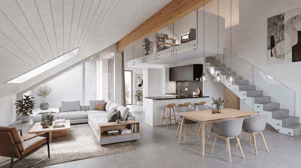 En exclusivité - Spacieux et lumineux duplex récent de 3.5 pièces avec vue partielle sur le lac 1