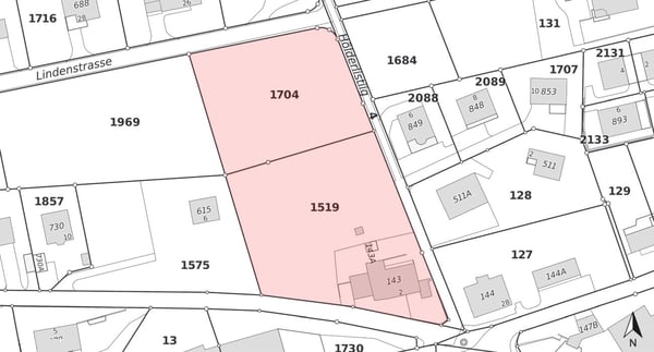 Liegenschaft mit grosser Landfläche und viel Bauland 13