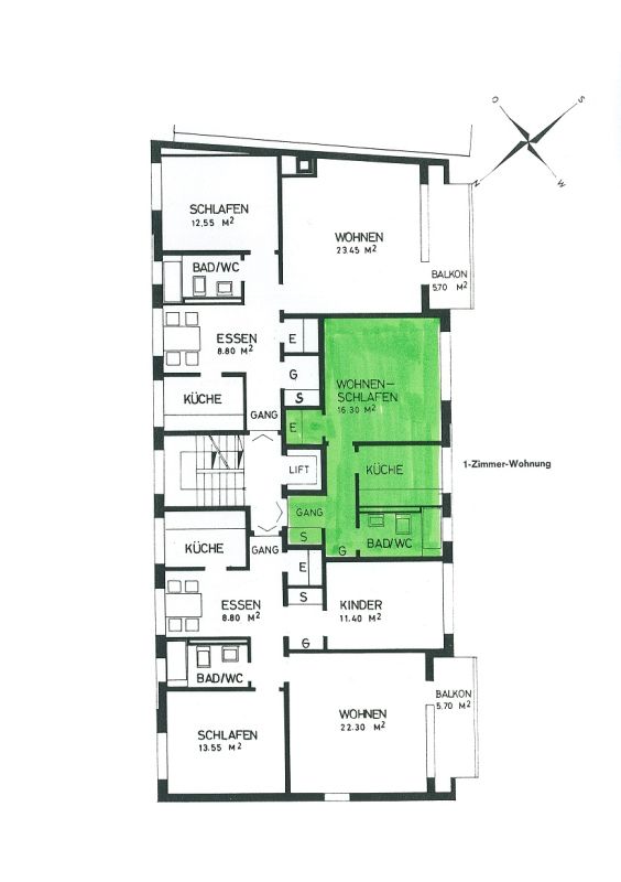 Grosszügige Wohnung an zentraler Lage