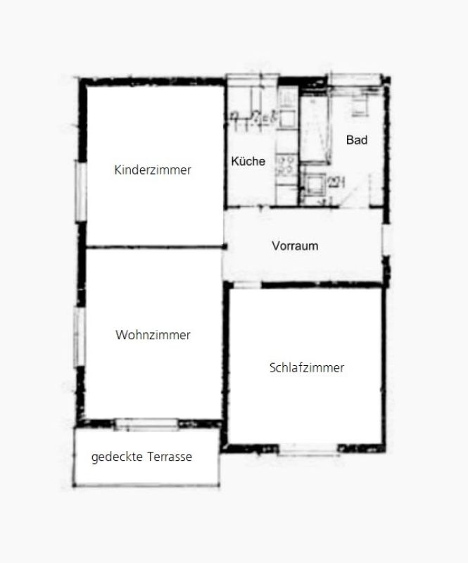 Helle Wohnung nahe Stadt und Rhein