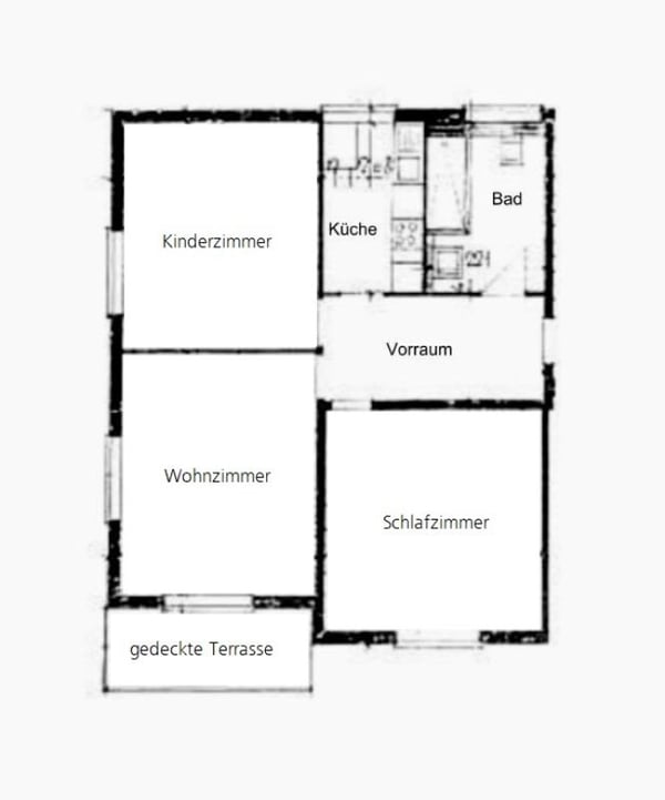 Helle Wohnung nahe Stadt und Rhein 2