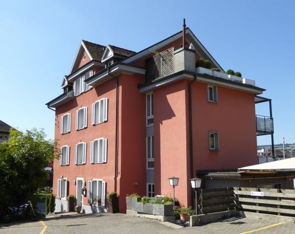 Terrasse mit Blick auf den Rhein 2
