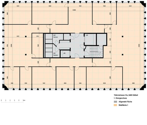 130 m2 - 1'120 m2 - Büroräumlichkeiten im Industriegebiet Täfern 8