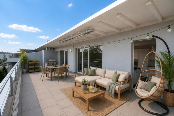 Terrassenwohnung mit Weitblick 1