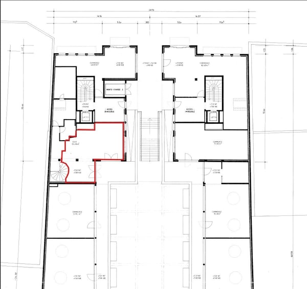 Surface commerciale aménagée en bar - centre-ville 2