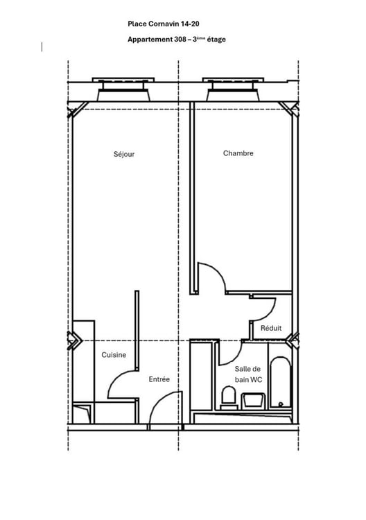 À louer - Appartement 2.5 pièces à la Place Cornavin 5