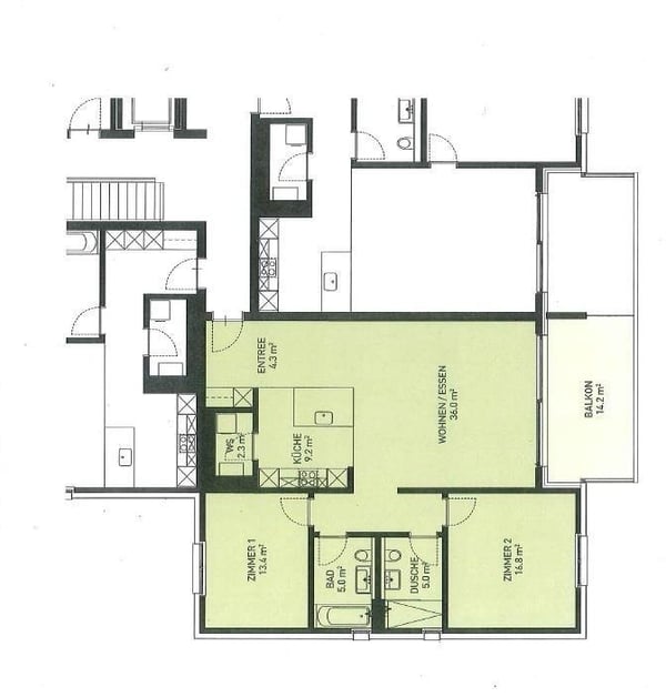 3.5 Zimmer Wohnung im Wohnpark Chrobelbach 9