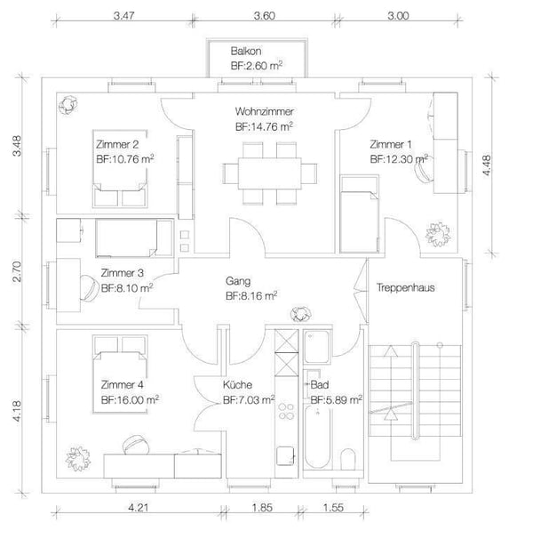 Einzigartige 5.5-Zimmer-Wohnung mit Dachterrasse & grossem Estrich 11
