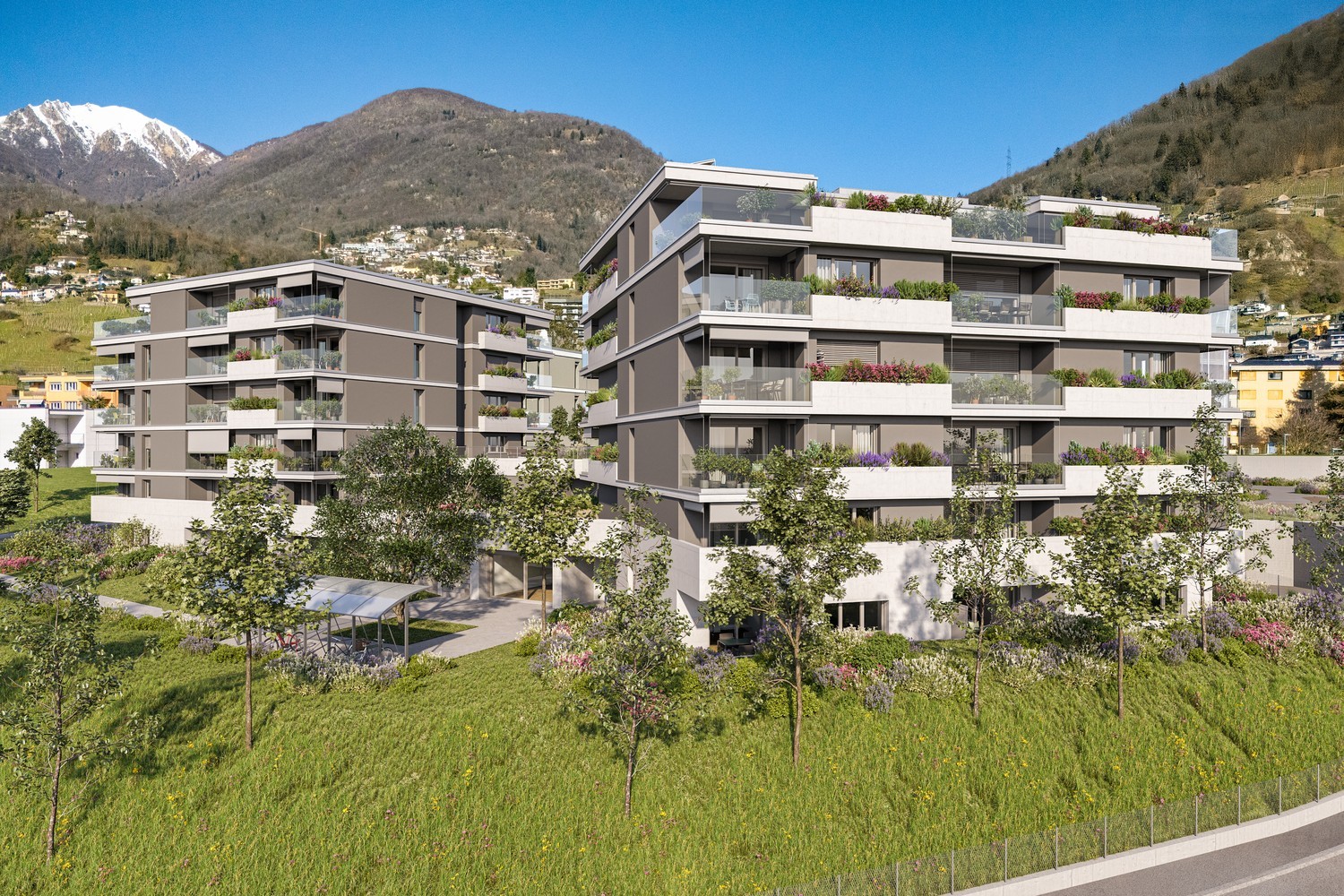 Bild RESIDENZA HEDERA - PRIMA LOCAZIONE DI APPARTAMENTI MODERNI A TENERO-CONTRA