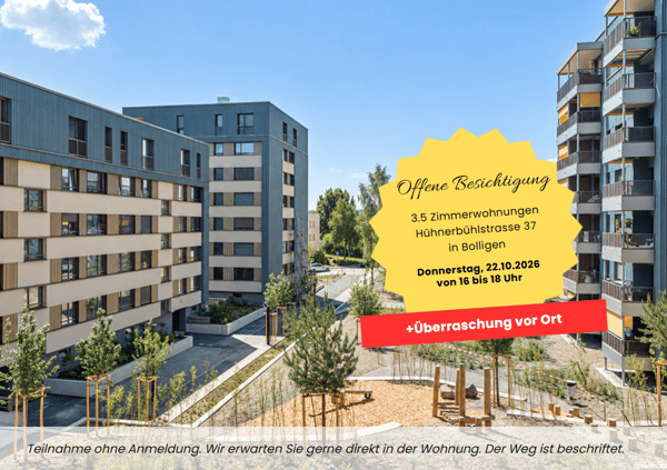 Ruhig, modern, nah bei Bern  3.5-Zimmer zum Wohlfühlen