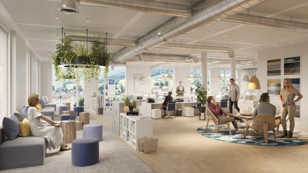 A louer à Delémont un bureau aménagé de 143m2 7