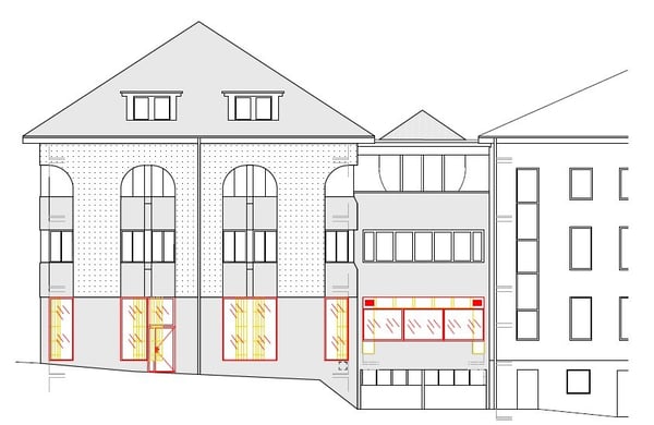 A louer locaux d'une surface d'environ 610 m2 à Romont 3