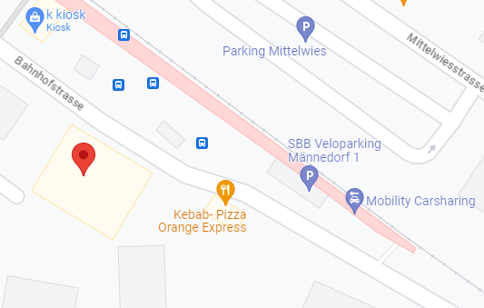 Parkplatz in Männedorf 2