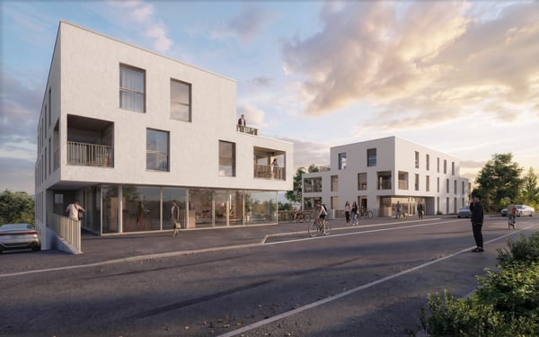 Surface commerciale d'env. 88m2 à louer au rez-de-chaussée 1