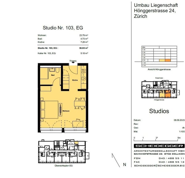 1.5 Zimmer Wohnungen in einem Neubau 6