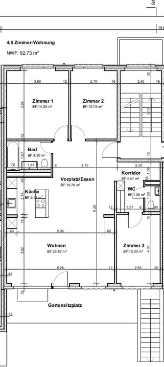 4.5-Zimmerwohnung mit grosszügigem Gartensitzplatz 12