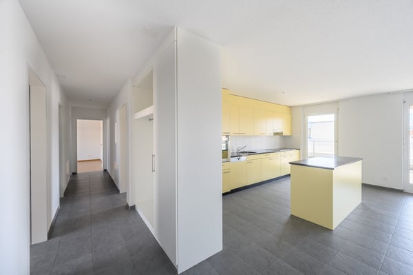 Attraktive, helle Attika-Wohnung mit Schwimmteichnutzung und grosser Terrasse 84m2 3