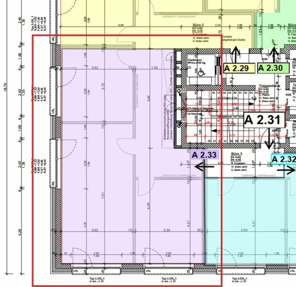 70m² Büro.-/ Gewerbe.- / Praxis.- / Fitness.- oder Therapiefläche 9