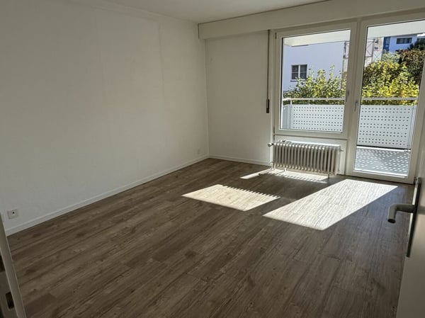 Preiswert! schöne, sonnige, grosszügige EG-4.5 Zi-Wohnung mit grossem Balkon und Bergsicht! 6