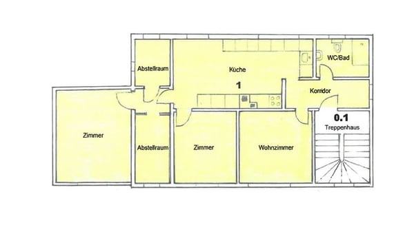 4-Zimmerwohnung 1. Obergeschoss 9