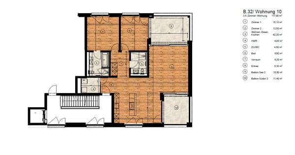 Erstvermietung - Exklusive 3.5-Zimmerwohnung am See in Buochs 5