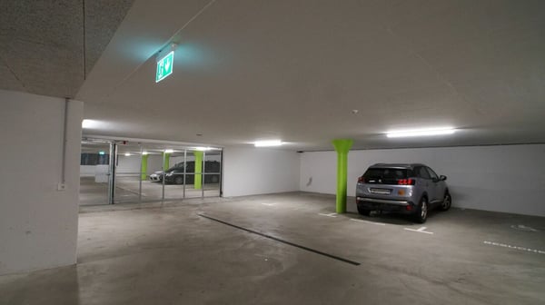 Private Tiefgaragenplätze mit flacher Ausfahrt 2