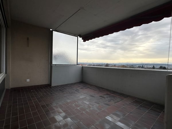 Grosse, helle und komplett renovierte 1.5 Zimmer-Wohnung mit toller Aussicht bis in die Alpen 18