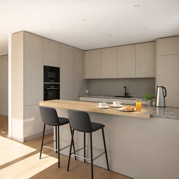 Penthouse-Feeling mit Panoramasicht | Exklusive Terrassenwohnung in Thusis 3