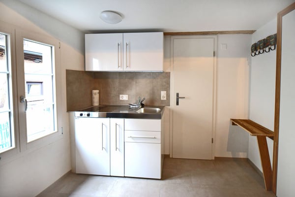 Möbliertes 1-Zimmer Maisonette-Appartement mit schönem Dachgebälk 3