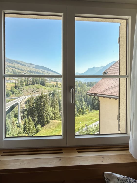 Helle 1-Zimmer-Wohnung mit Balkon und schöner Aussicht in Vulpera 12