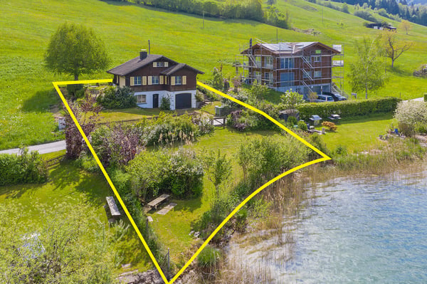 Chalet mit Seeparzelle 696 m² 2