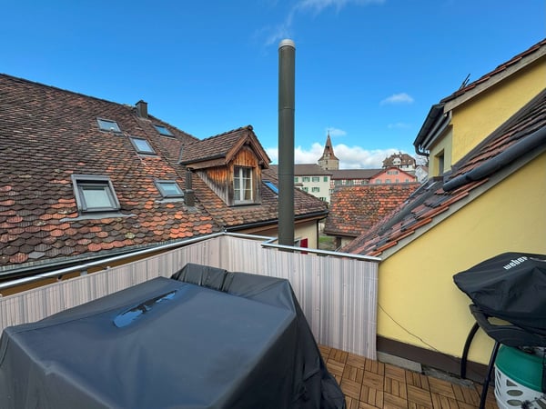 Grosszügige 1.5-Zimmer-Duplex-Wohnung mit Cheminée in Zug 1