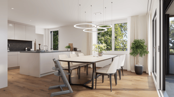 Erstbezug BLICKFANG: Stylische 4.5-Zimmerwohnung im 2. OG 2