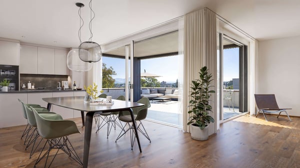Heute kaufen, in einem Jahr bereits beziehen: Die letzte verfügbare 4.5-Zimmer-Neubauwohnung im BLICKFANG Steinhausen 2