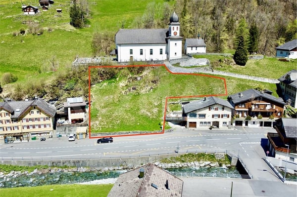 Unbebautes Bauland 826 m² mit viel Potenzial in Unterschächen UR 2
