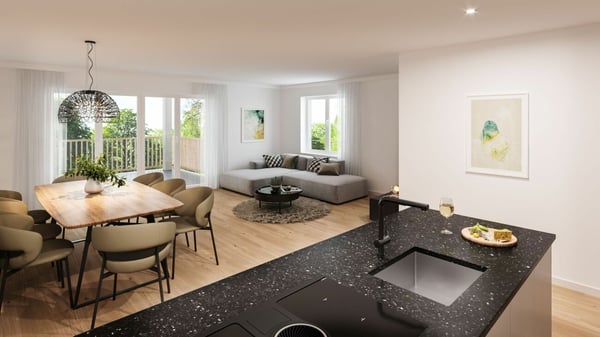 Neubau - Erstbezug / 3½-Zi.-Maisonette-Wohnung Dachgeschoss 7