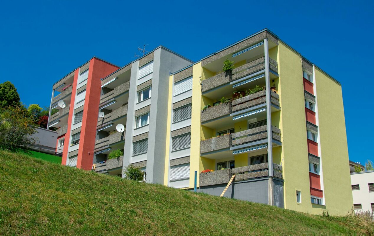 Bild Familienwohnung mit Ausblick ins Grüne