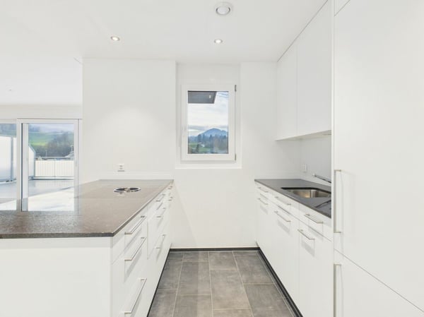 Moderne Attika mit grosser Terrasse und Ausblick 3