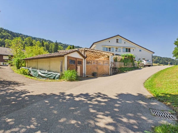 Wohnhaus mit grossem Biotop, Garage und zwei Mehrzweckgebäuden 2
