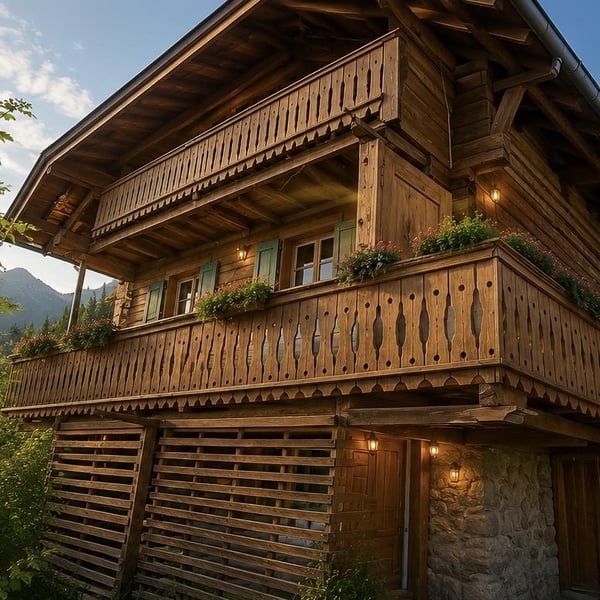 Chalet 2.5 pièces entièrement rénové avec jardin ? Vue panoramique ? Troistorrents 1