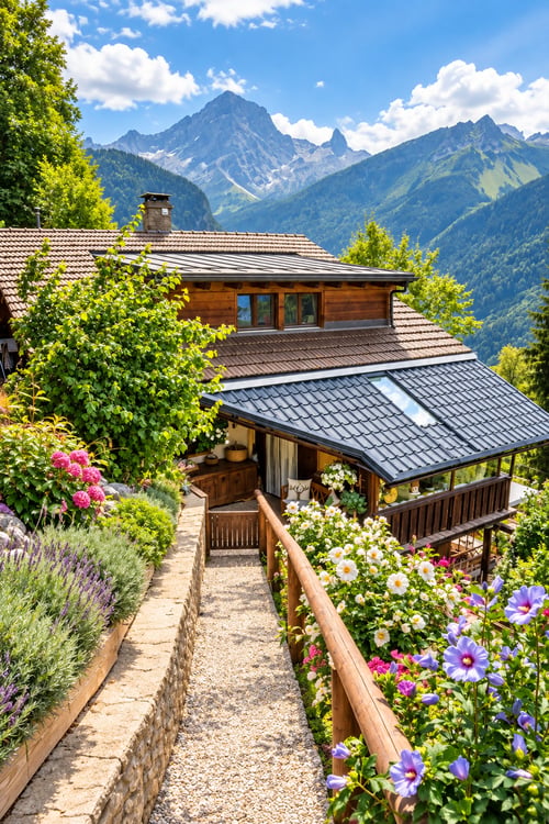 MAGNIFIQUE CHALET INDIVIDUEL LES MARMOTTES À VENDRE À GRYON 1