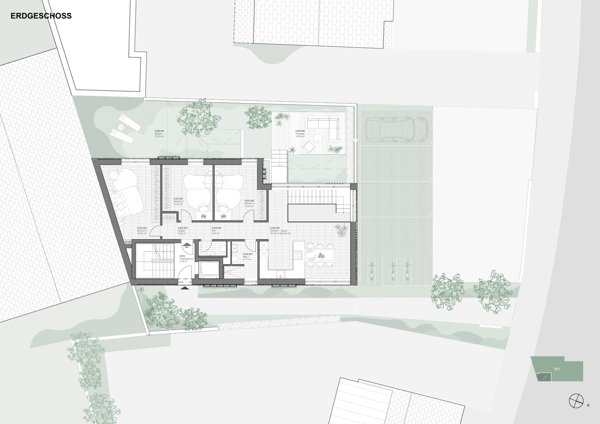 Letzte Wohnung!  5½ Zi.-Maisonettewohnung mit Garten und Parkplatz W1 6